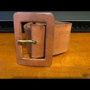 Cognac Leather Belt